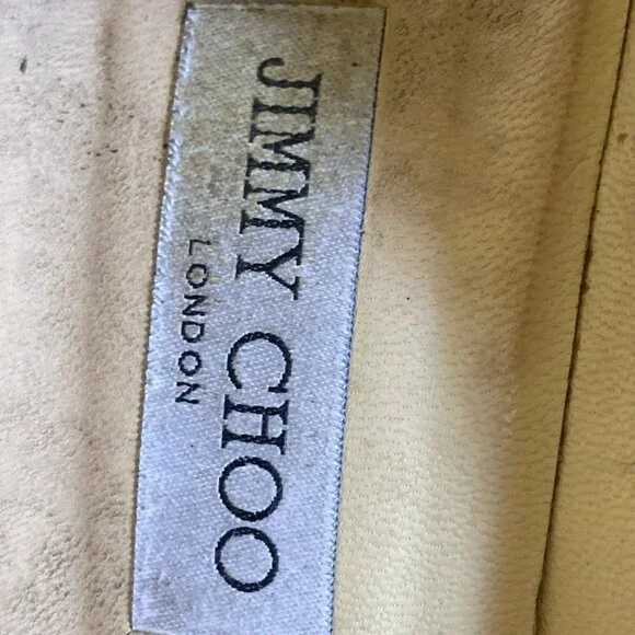 Jimmy Choo Tony 85 Classic Black Leather Pointy Heels - Picture 12 of 14